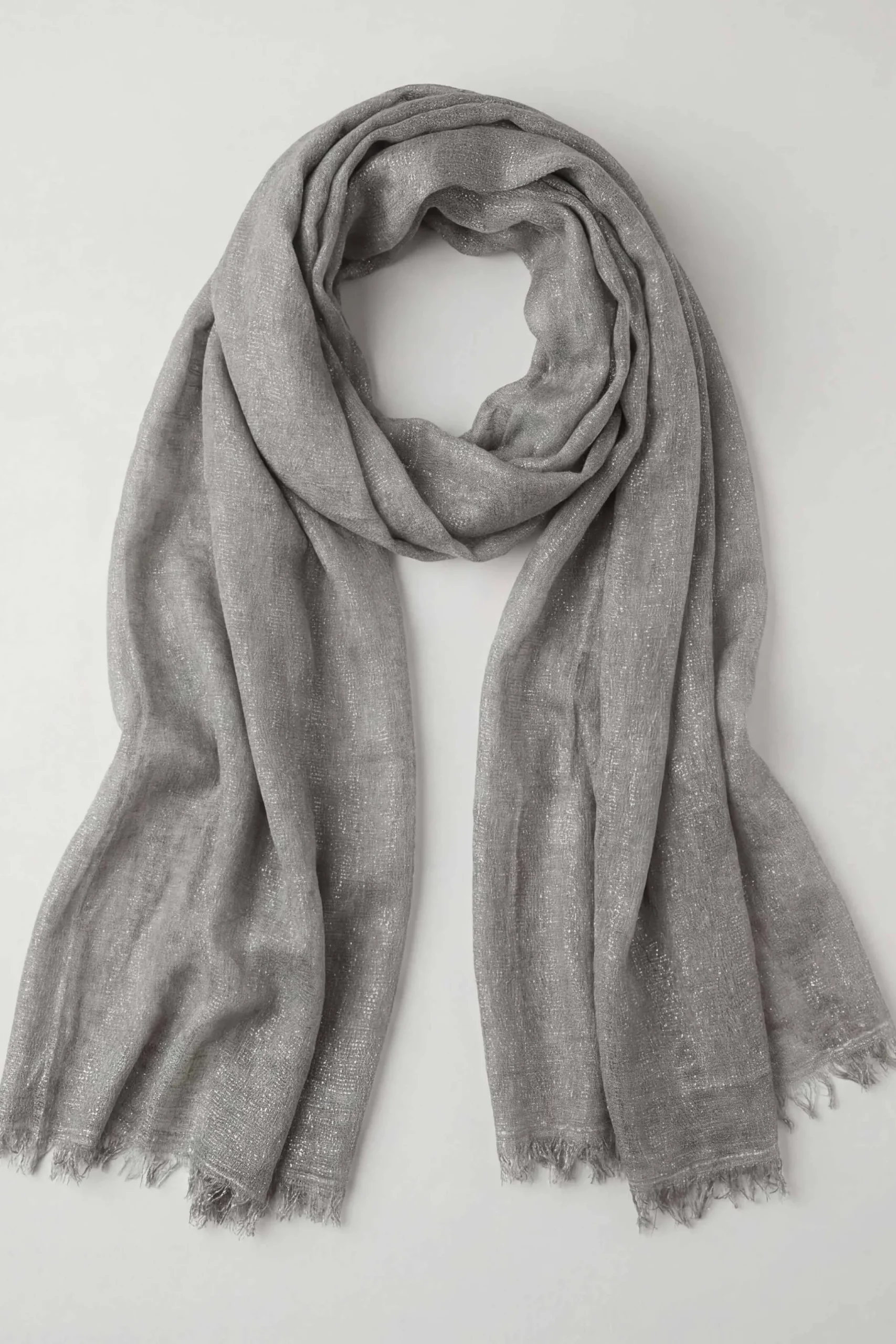 Grey Women Scarf-443432111