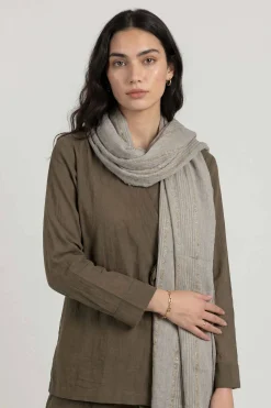Grey Women Scarf-447792111