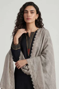 Grey Women Scarf-447892111