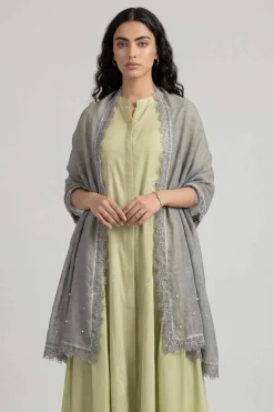 Grey Women Scarf-447912111