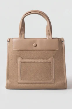 Khaki Tote Bag-446922130