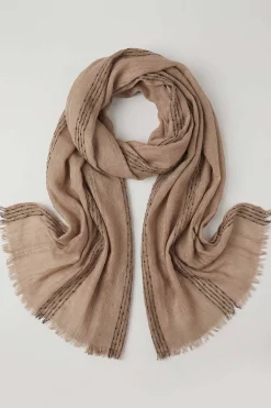 Khaki Women Scarf-443402130