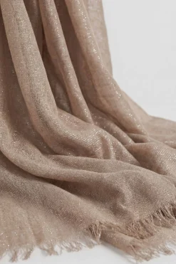 Khaki Women Scarf-443432130