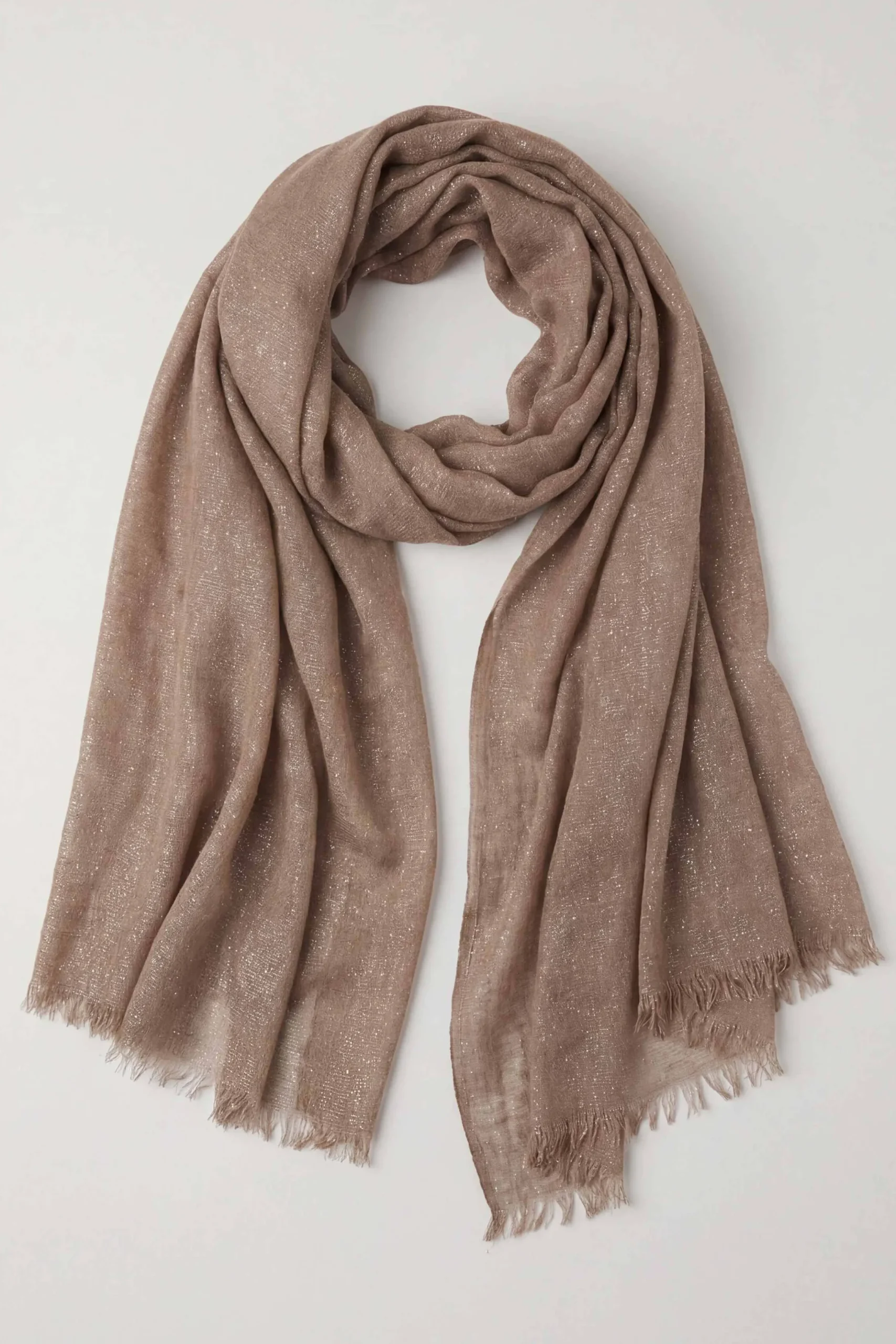 Khaki Women Scarf-443432130
