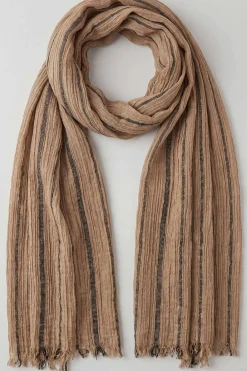 Khaki Women Scarf-443452130