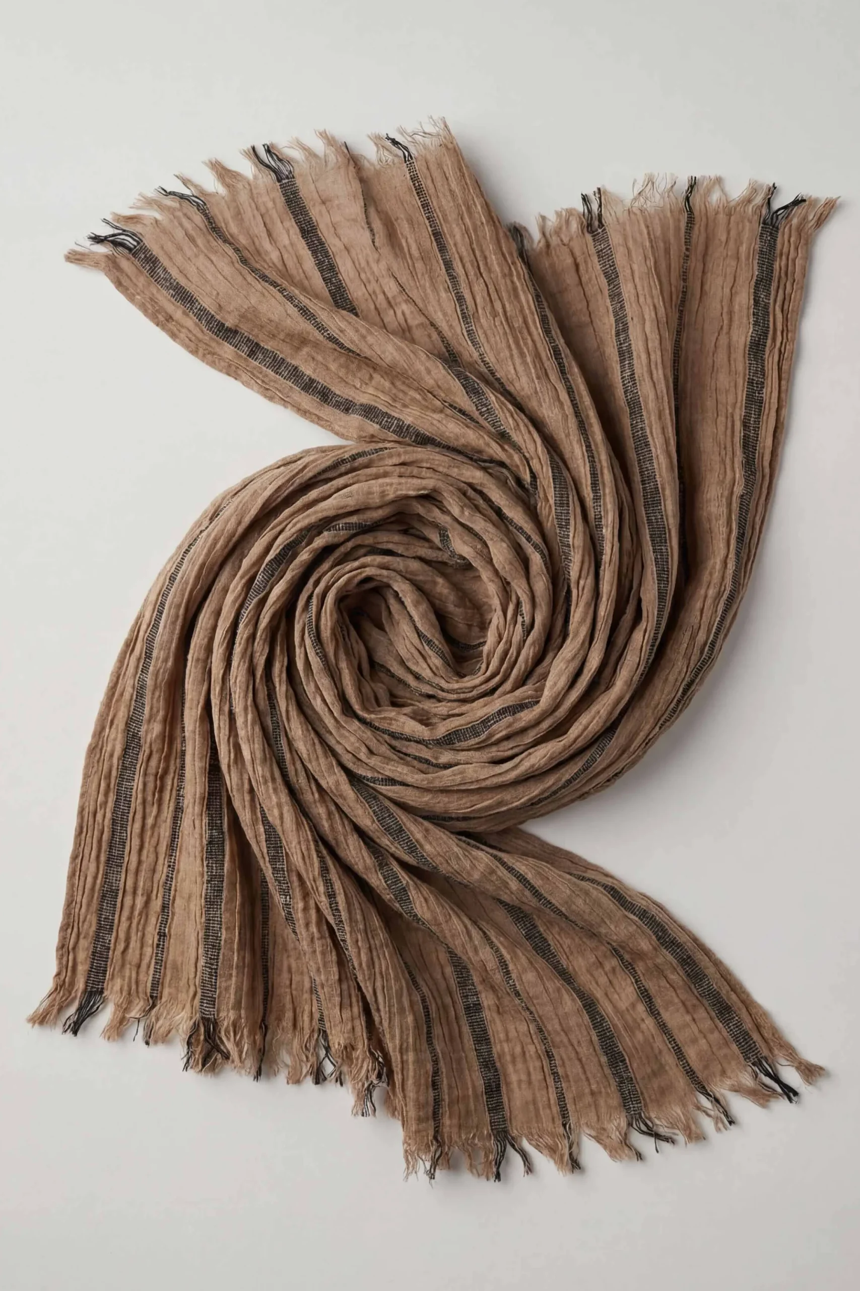 Khaki Women Scarf-443452130