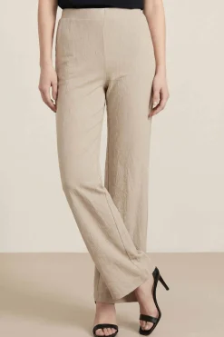 Light Beige Women Pants-447950116