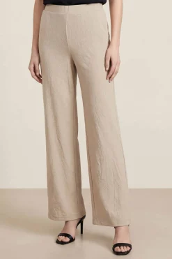 Light Beige Women Pants-447950116