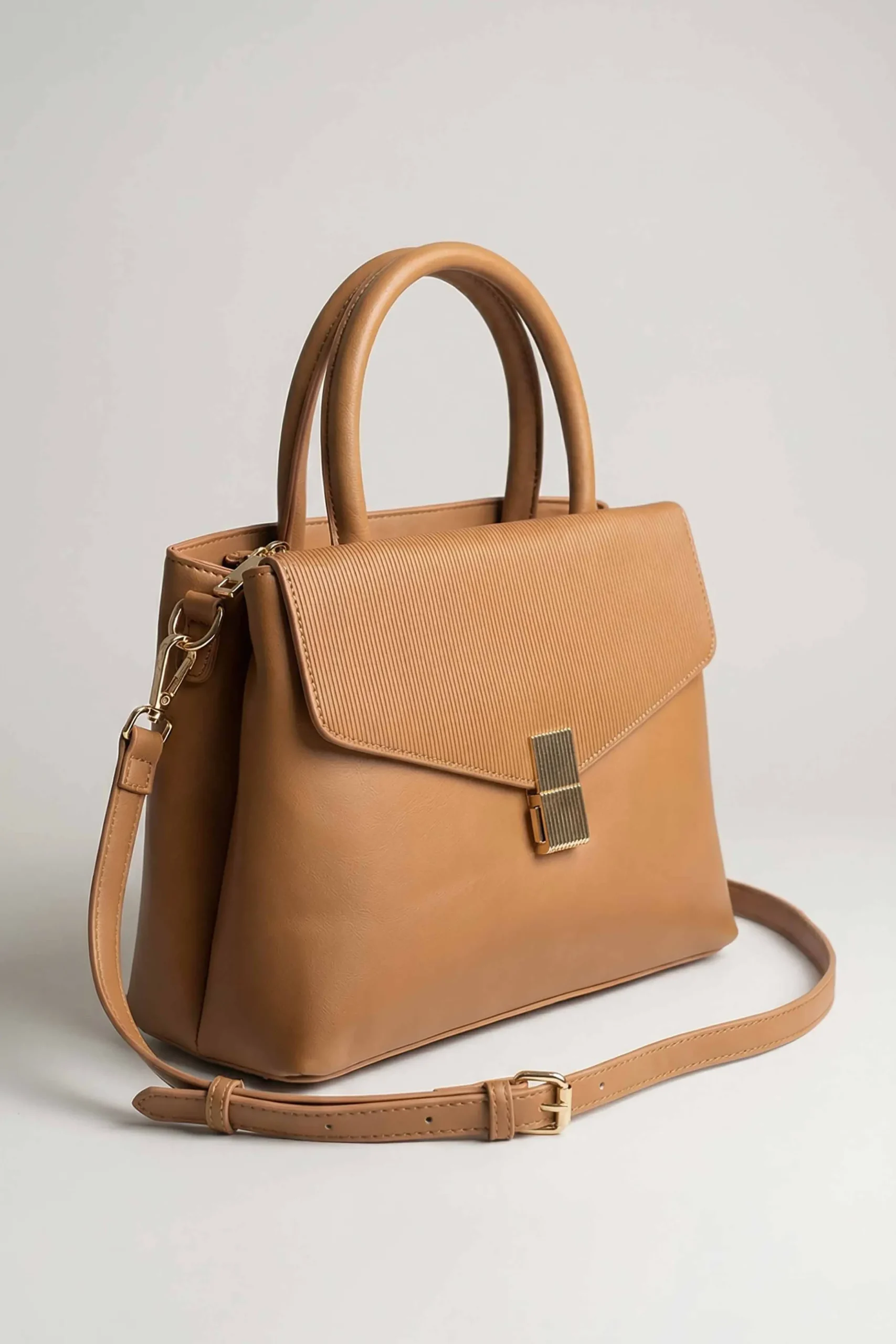 Light Coffee Hand Bag-445682117