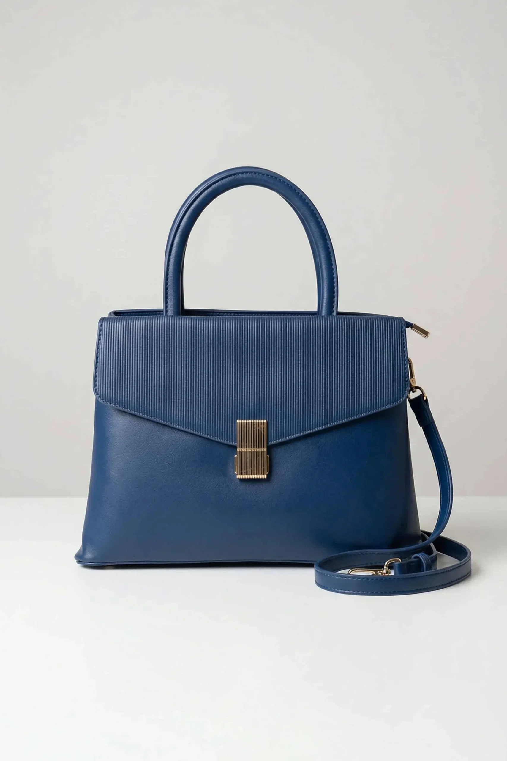 Navy Hand Bag-445682121