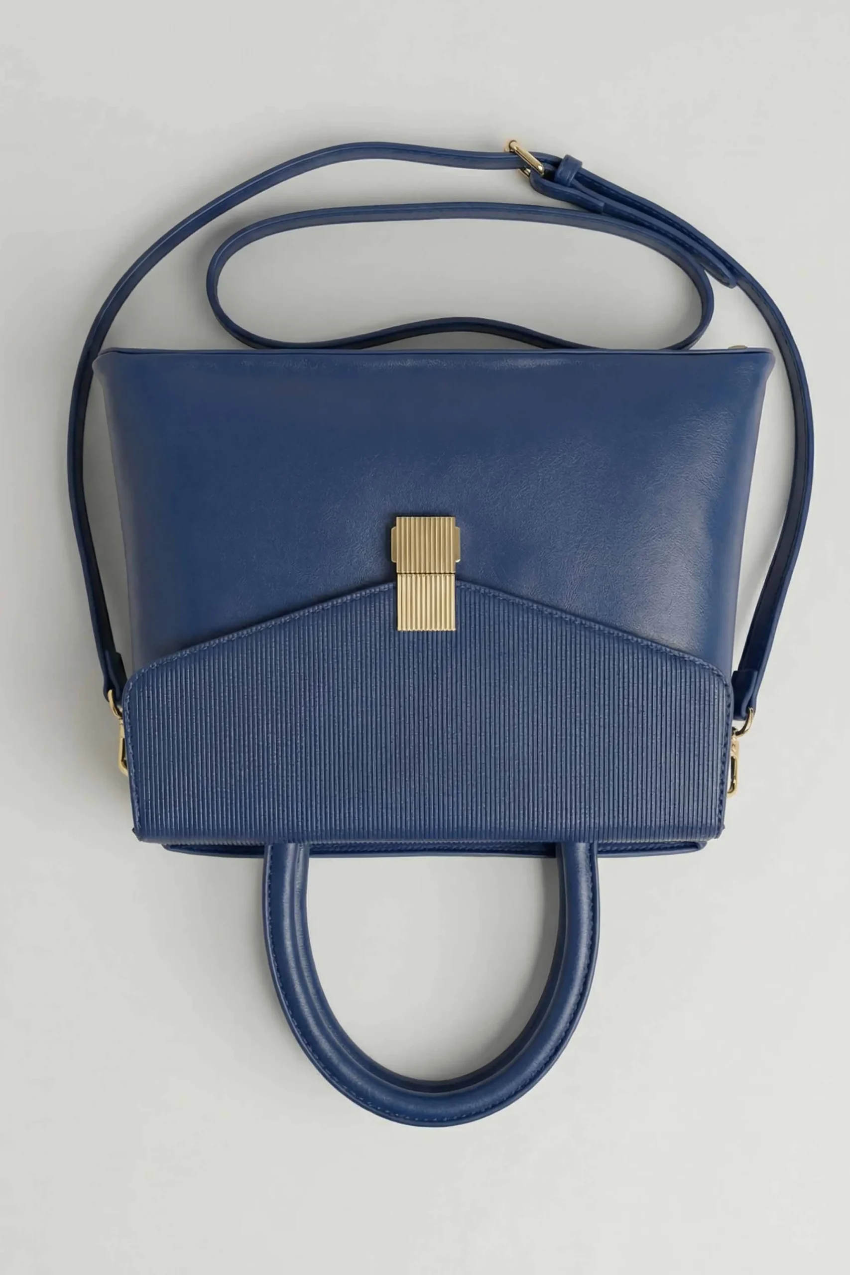 Navy Hand Bag-445682121