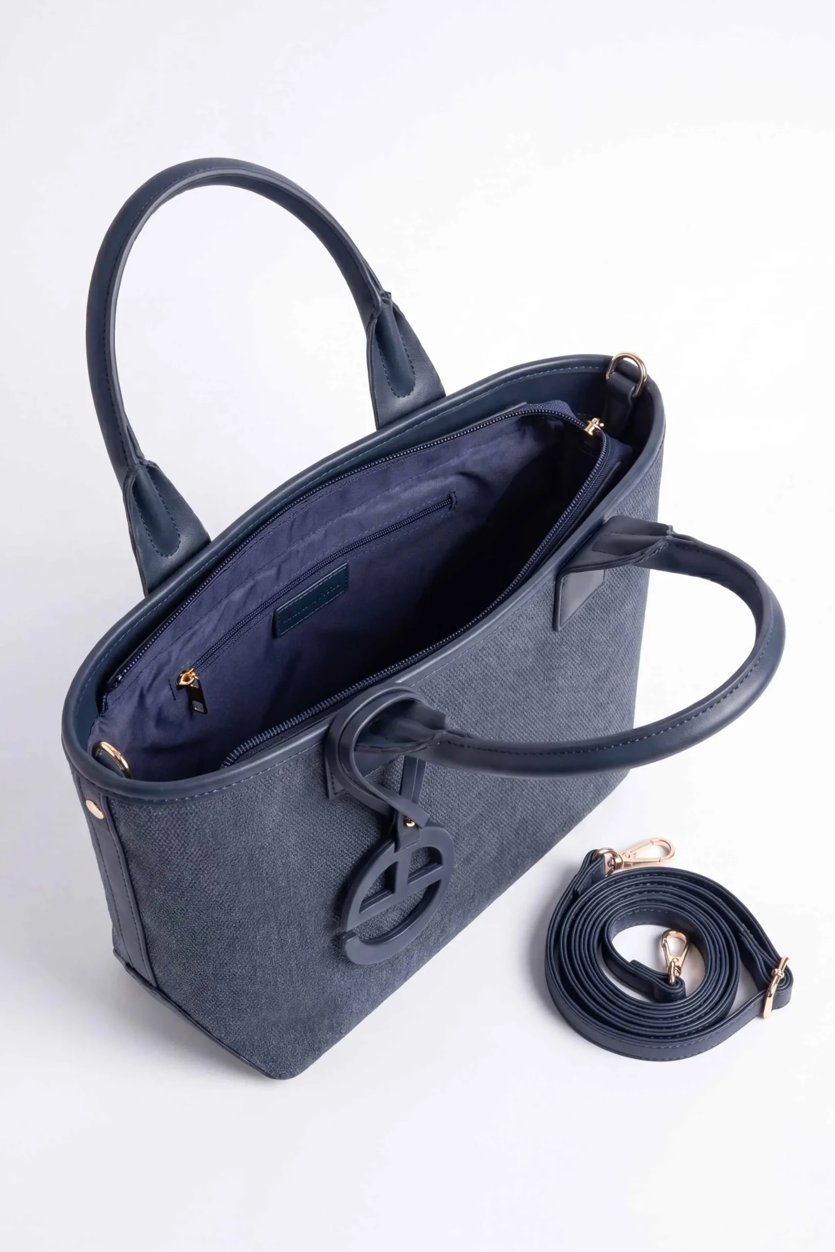 Navy Shoulder Bag-449092121