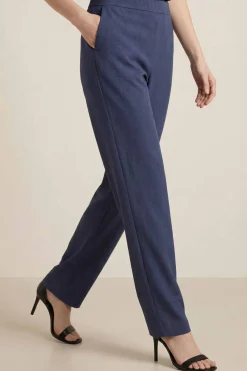 Navy Women Pants-447960121