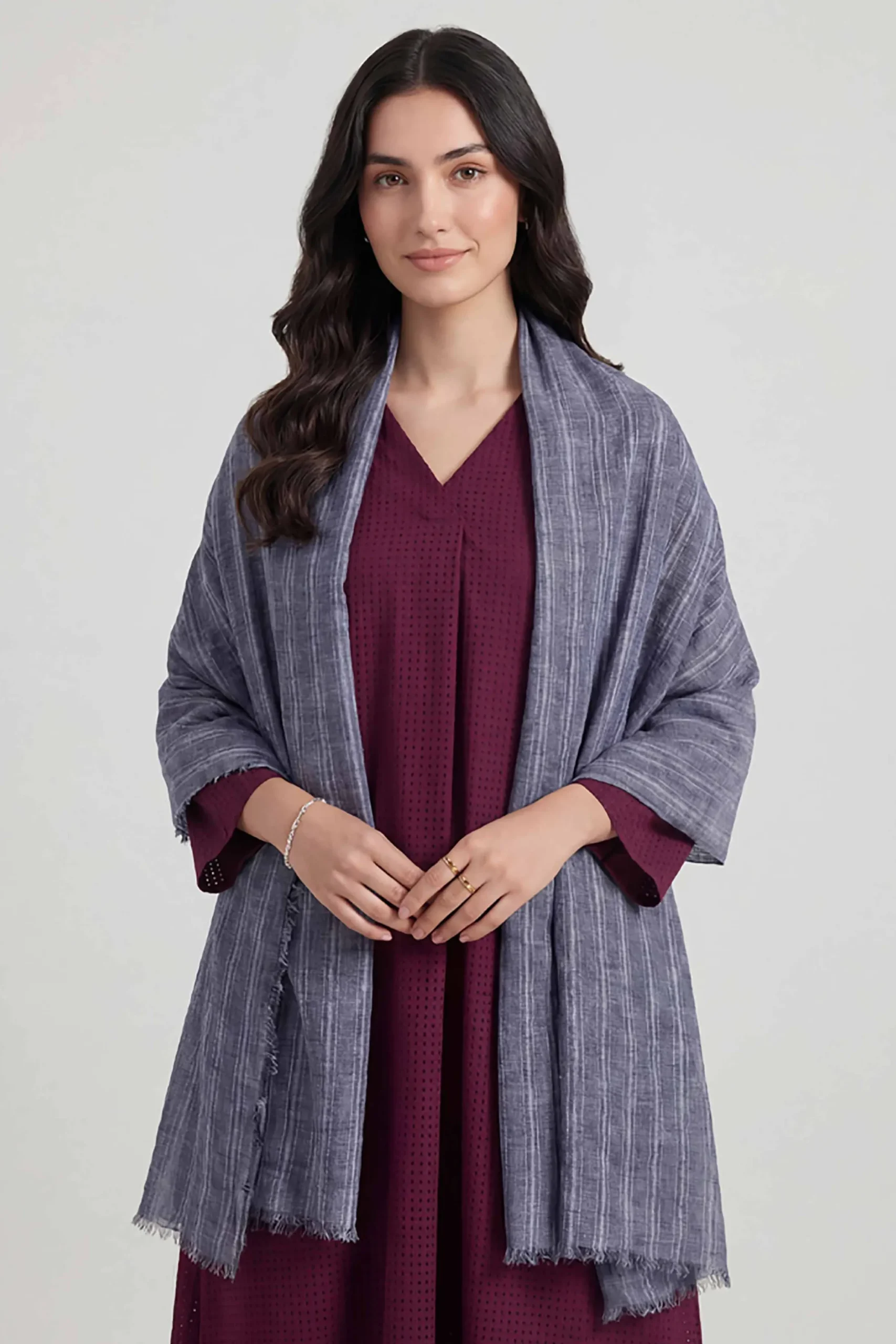 Navy Women Scarf-447742121