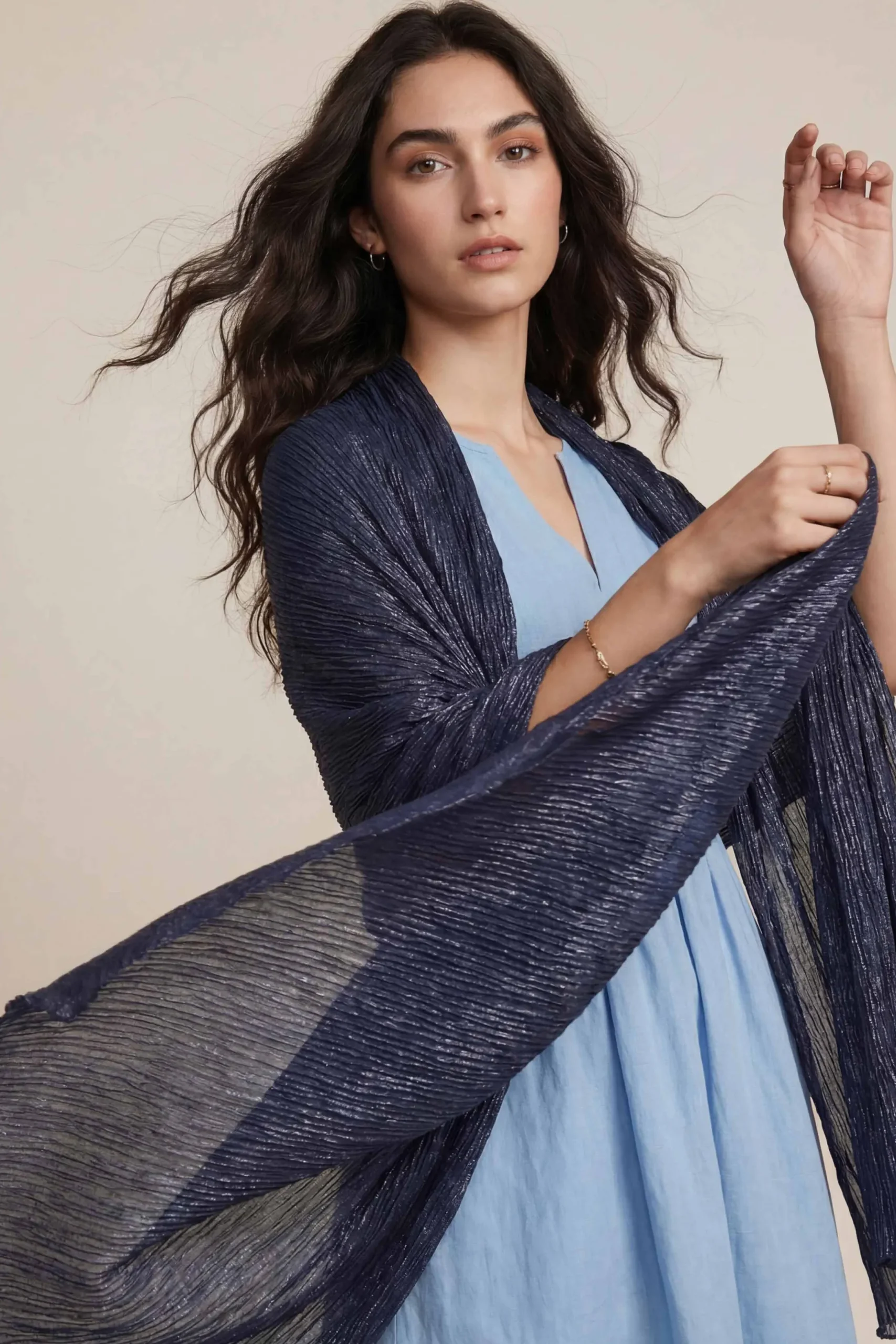 Navy Women Scarf-447922121