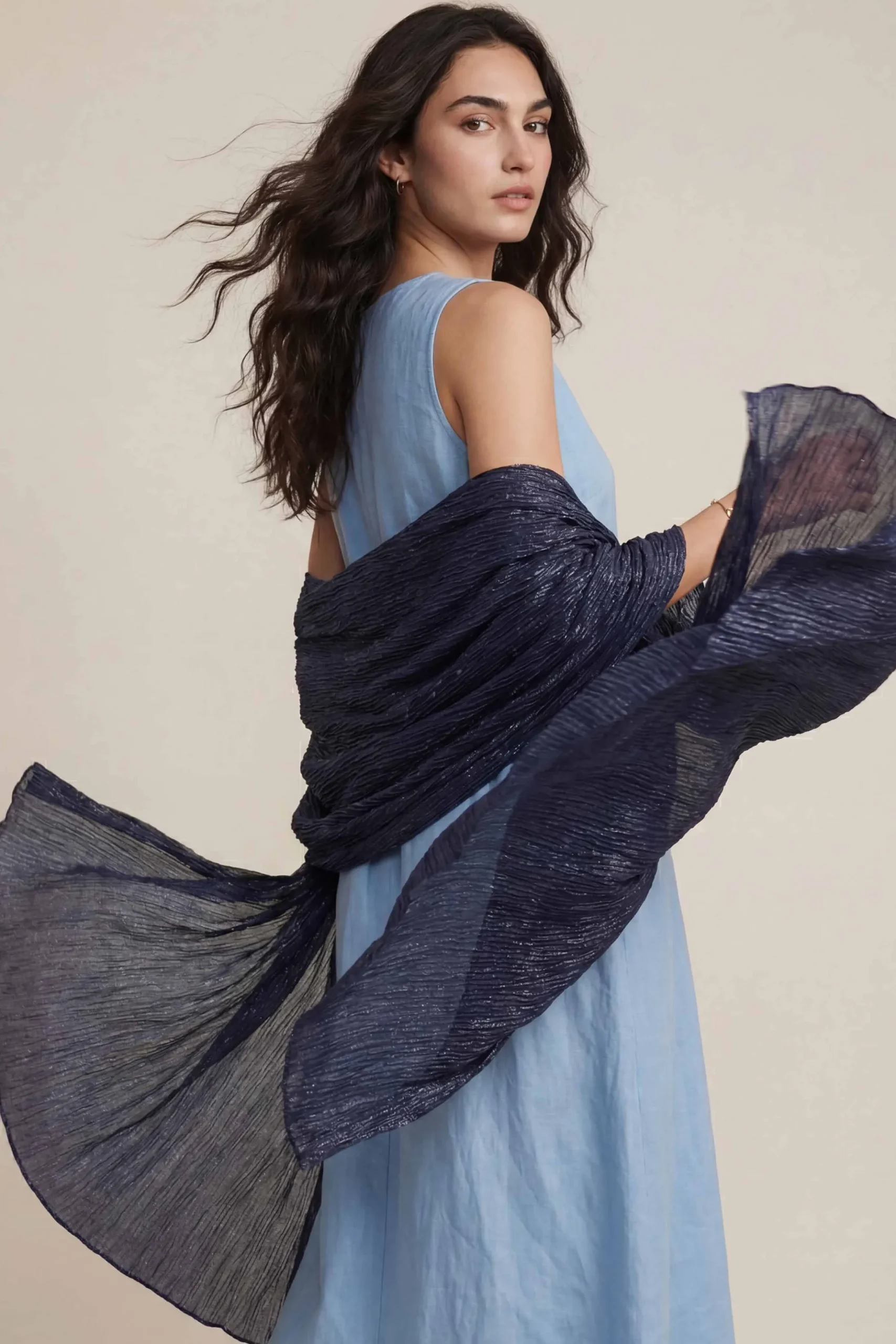 Navy Women Scarf-447922121