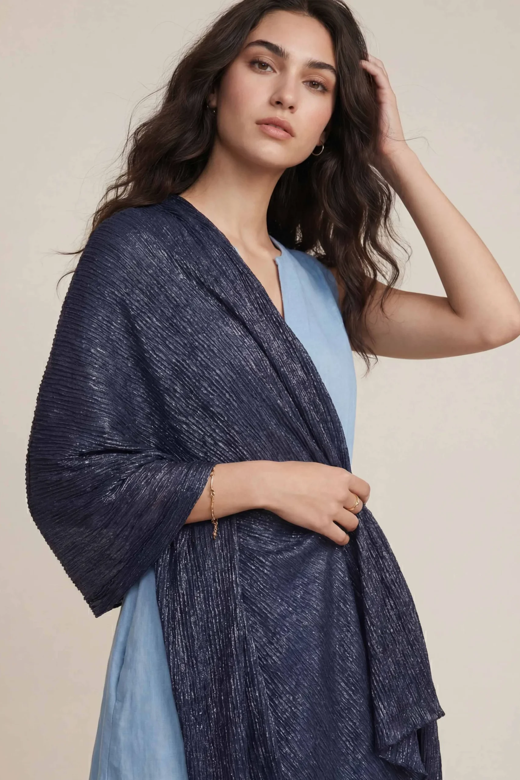 Navy Women Scarf-447922121