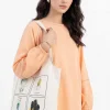 Off White Fabric Bag-448212107