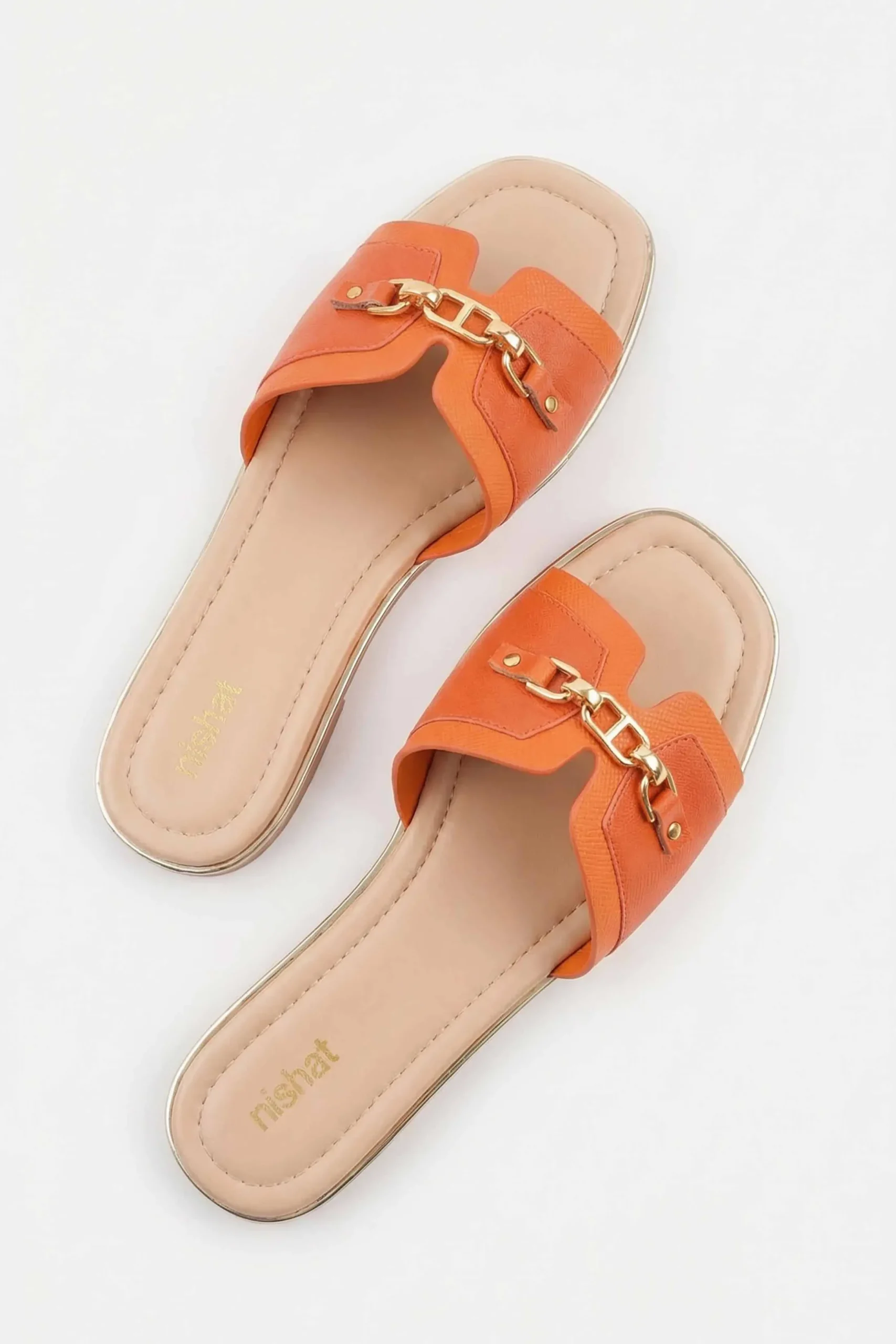 Orange Chappal-445382906