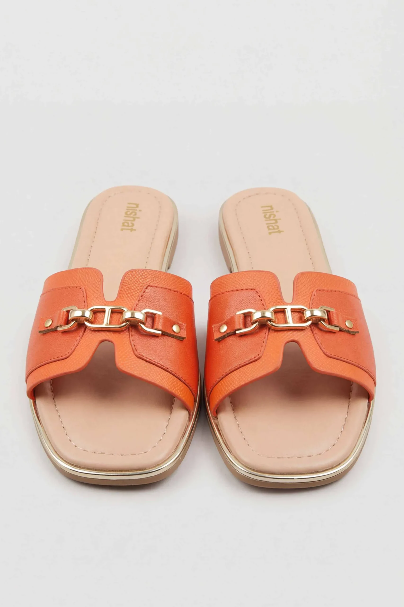 Orange Chappal-445382906