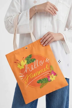 Orange Fabric Bag-448292106