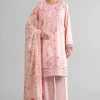 3 Piece - Digital Printed Embroidered Suit - 42601704