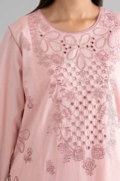3 Piece - Digital Printed Embroidered Suit - 42601704