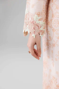 3 Piece - Digital Printed Embroidered Suit - 42601800