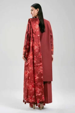 3 Piece - Digital Printed Embroidered Suit - 42601310