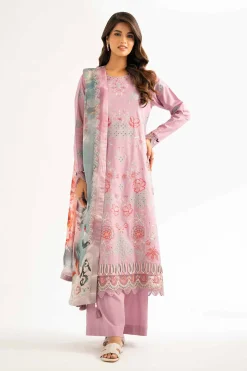 3 Piece - Digital Printed Embroidered Suit - 42501833