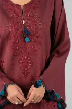 3 Piece - Digital Printed Embroidered Suit - 42601828
