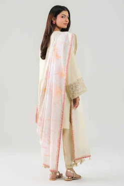 3 Piece - Digital Printed Embroidered Suit - 42601205
