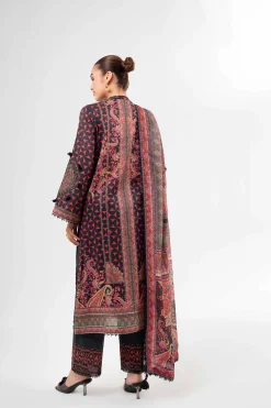3 Piece - Digital Printed Embroidered Suit - 42502139