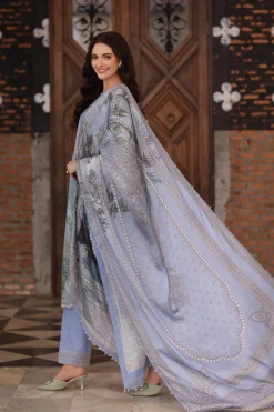 3 Piece - Digital Printed Embroidered Suit - 42502221