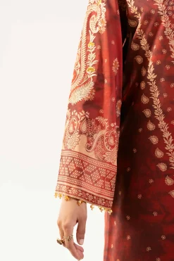 3 Piece - Digital Printed Embroidered Suit - 42501844