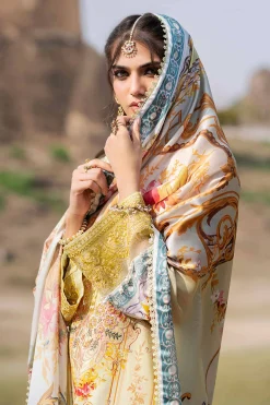 3 Piece - Digital Printed Embroidered Suit - 42501847