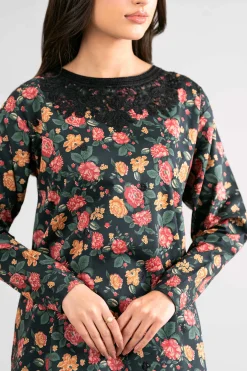3 Piece - Digital Printed Embroidered Suit - 42601746