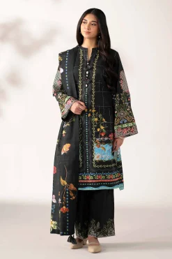 3 Piece - Digital Printed Embroidered Suit - 42502916