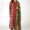 3 Piece - Digital Printed Embroidered Suit - 42502640