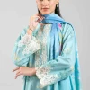 3 Piece - Digital Printed Embroidered Suit - 42601201