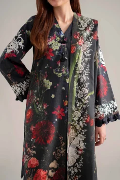 3 Piece - Digital Printed Embroidered Suit - 42502634