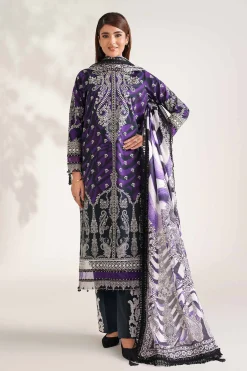 3 Piece - Digital Printed Embroidered Suit - 42502223