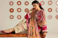3 Piece - Digital Printed Embroidered Suit - 42601916