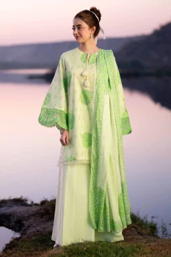 3 Piece - Digital Printed Embroidered Suit - 42501630