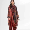 3 Piece - Digital Printed Embroidered Suit - 42502138