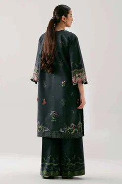 2 Piece - Digital Printed Embroidered Suit - 42601058