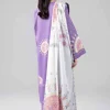 3 Piece - Digital Printed Embroidered Suit - 42601835
