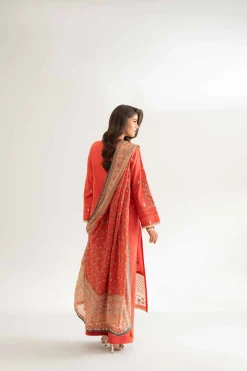 3 Piece - Digital Printed Embroidered Suit - 42501715