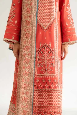 3 Piece - Digital Printed Embroidered Suit - 42501715