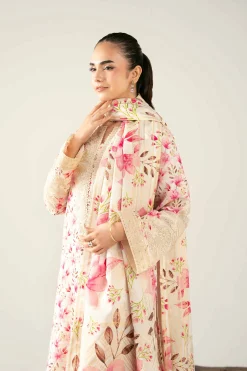 3 Piece - Digital Printed Embroidered Suit - 42503601